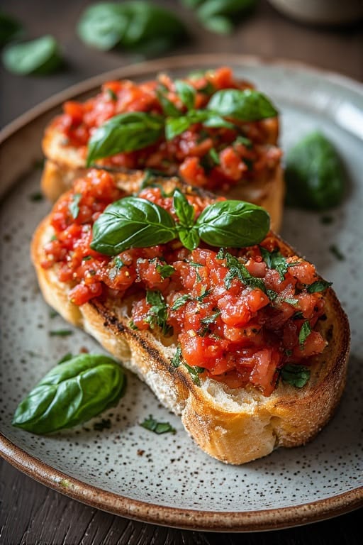 Mediterranean Tomato Bruschetta