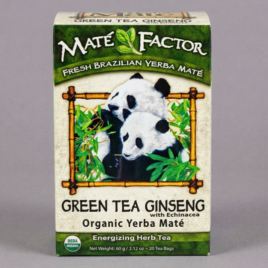 Green Tea Ginseng with Echinacea — Økologisk yerba maté