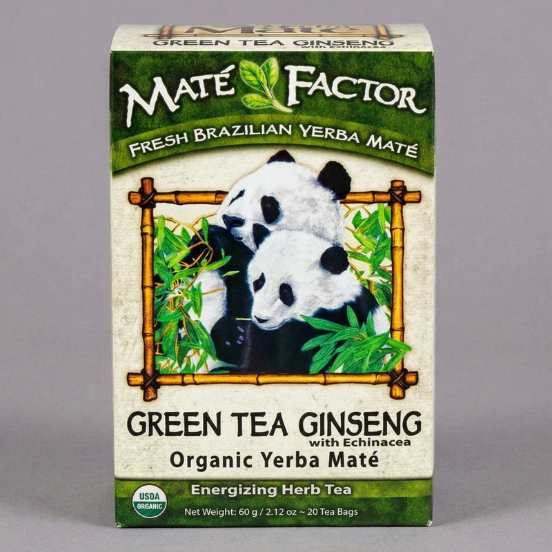 Green Tea Ginseng with Echinacea — Økologisk yerba maté