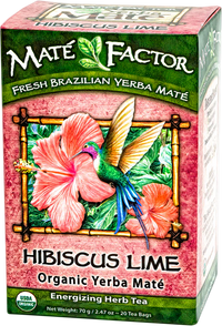 Hibiscus Lime — Økologisk yerba maté