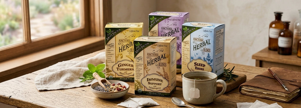 Maté Factor — Caffeine-Free Herbal Teas